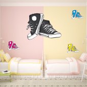 shoes Set Wall Stickers