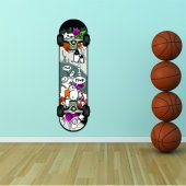 Skateboard Wall Stickers