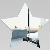 Specchio acrilico plexiglass - stella