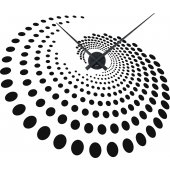 Spiral Clock Wall Stickers