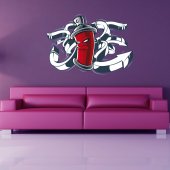 Spray Paint Wall Stickers