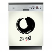 Spülmaschine Aufkleber Zen