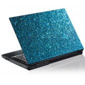 Sticker laptop exterior Cristale Albastre