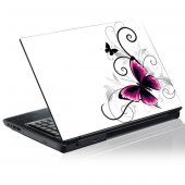 Sticker laptop exterior Fluturi