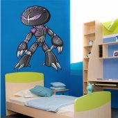 Sticker Pentru Copii Robot Extraterestru