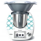 Sticker Thermomix TM 5 Rotund Alb