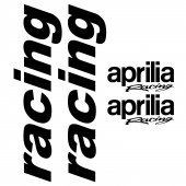 Autocollant - sticker Aprilia racing