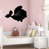 Stickers ardoise poisson