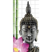 Stickers carrelage bouddha