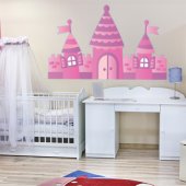 Autocollant Stickers enfant chateau