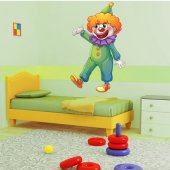 Autocollant Stickers enfant clown