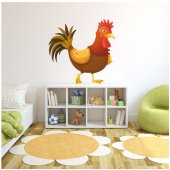 Autocollant Stickers enfant coq