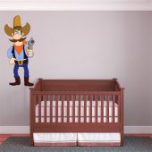 Autocollant Stickers enfant cowboy