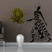 Stickers Danseuse Africaine