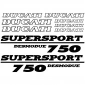 Autocollant - Stickers Ducati 750 desmodue