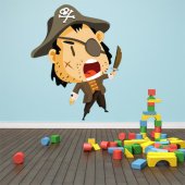 Autocollant Stickers enfant jeune pirate