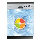 Stickers lave vaisselle fruits