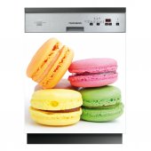 Stickers lave vaisselle macarons