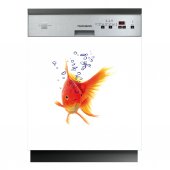 Stickers lave vaisselle poisson