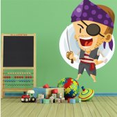 Autocollant Stickers enfant pirate