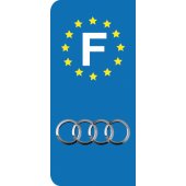 Stickers Plaque Audi