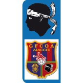 Stickers Plaque GFCOA Ajaccio