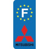 Stickers Plaque Mitsubishi