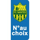 Stickers Plaque Nantes