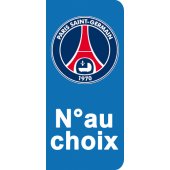 Stickers Plaque PSG Paris