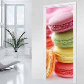 Stickers porte Macarons 