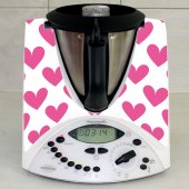 Stickers Thermomix TM31 Coeurs en folies 2 