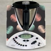 Stickers Thermomix TM31  Rond design multicolor 