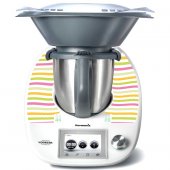 Stickers Thermomix TM5 Rayé multicolor 2