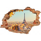 Stickers Trompe l'oeil 3D Paris
