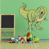 Autocollant Stickers enfant tyrannosaure