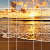 Sunset - Tiles Wall Stickers