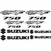 Suzuki GsxF 750 Aufkleber-Set
