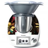 Thermomix TM5 Aufkleber Blumen