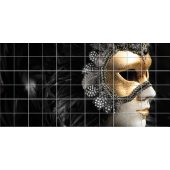 vinilo azulejos máscara de Venecia