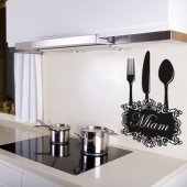 Vinilo decorativo Miam