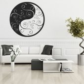 Vinilo decorativo ying yang