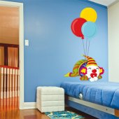 Vinilo infantil payaso