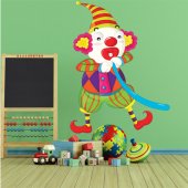 Vinilo infantil payaso