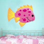 Vinilo infantil pescado