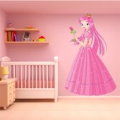 Vinilo infantil princesa