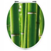 Vinilo para el WC bambú