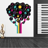 Vinyl Records Wall Stickers