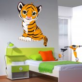 Wandsticker Tiger