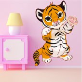 Wandsticker Tiger