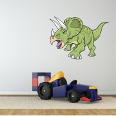 Wandsticker Triceratops